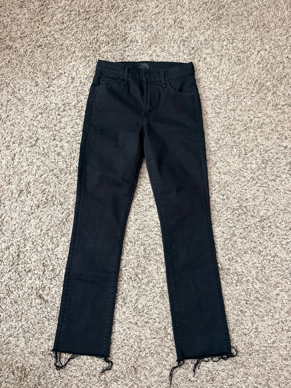Mother The Rascal Ankle Frayed - Black - size 25 - Picture 2 of 5
